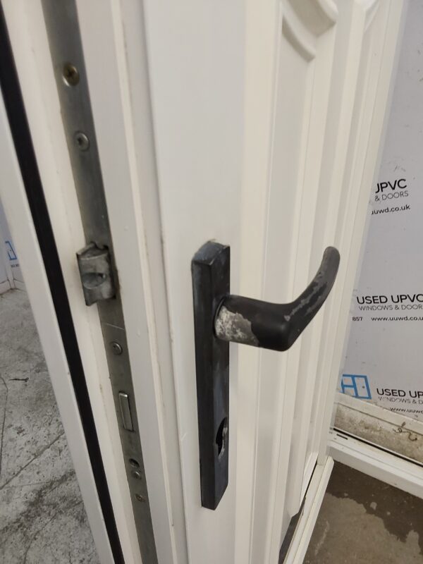 Used White Upvc Front Door 870mm x 2065mm 0775 - Image 7