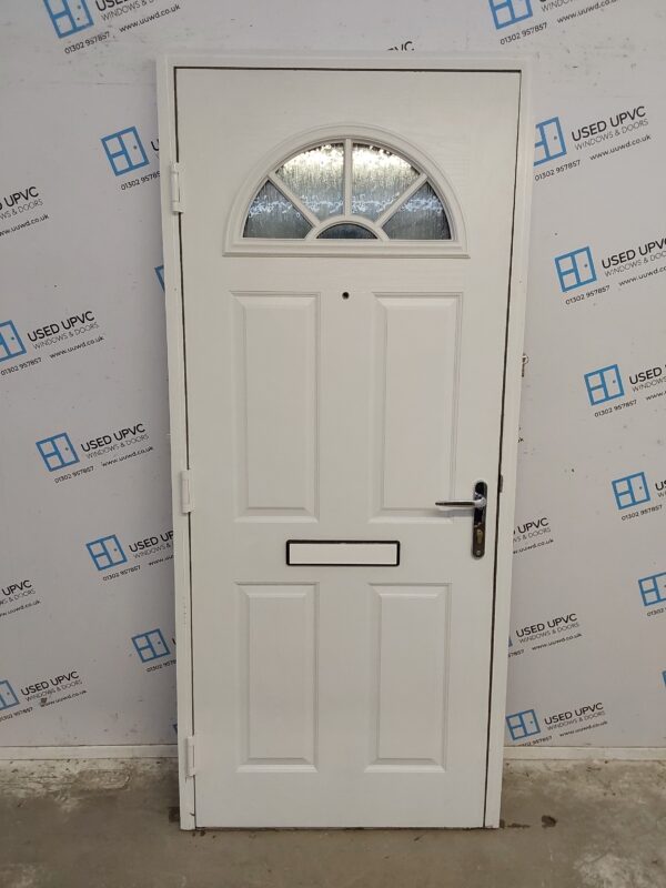 Used Brown Composite Front Door 895mm x 2035mm 0755 - Image 2