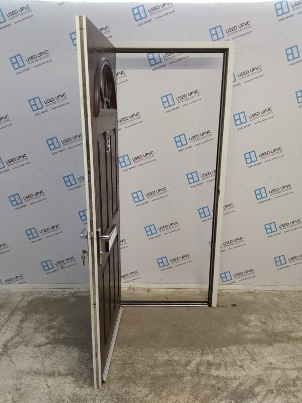 Used Brown Composite Front Door 895mm x 2035mm 0755 - Image 3