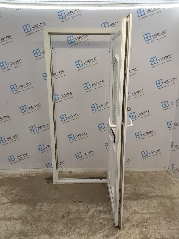 Used White Upvc Front Door 890mm x 2045mm (Reduce To 865mm) 0209 - Image 3
