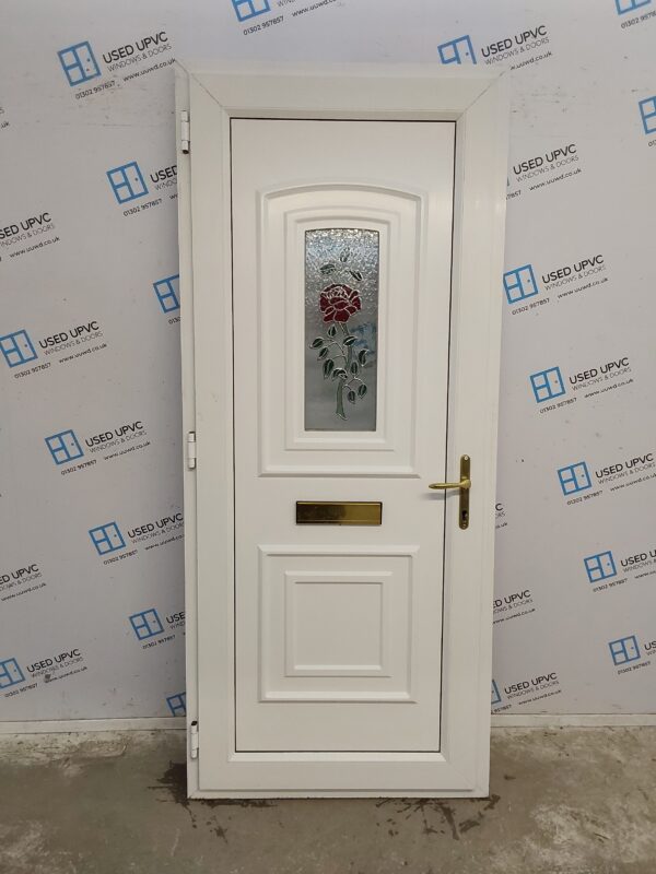 Used White Upvc Front Door 915mm x 2130mm 0035 - Image 2