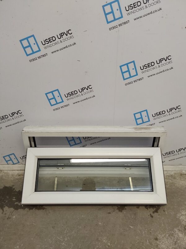 Used White Upvc Window 915mm x 395mm W0218 - Image 2