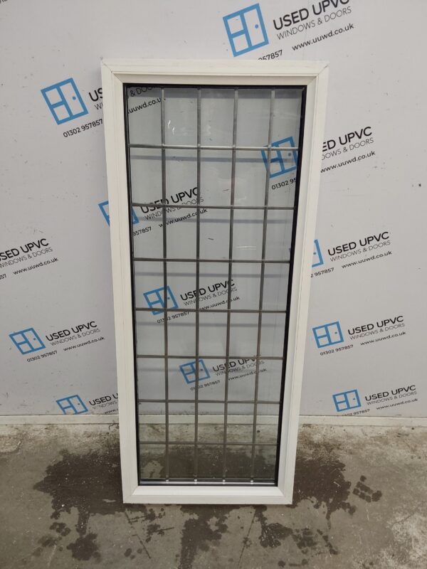 Used White Upvc Window 550mm x 1320mm C3097 - Image 2