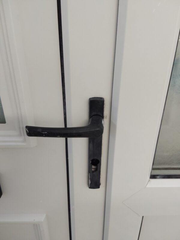 Used White Upvc Front Door And Side Panel 1485mm x 2090mm DS014 - Image 11