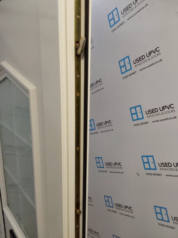 Used White Upvc Front Door And Side Panel 1485mm x 2090mm DS014 - Image 4