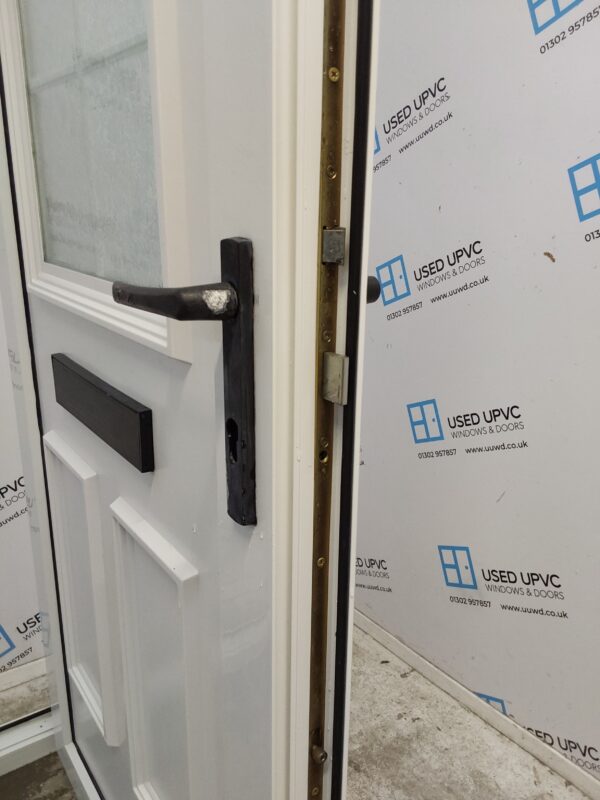 Used White Upvc Front Door And Side Panel 1485mm x 2090mm DS014 - Image 5