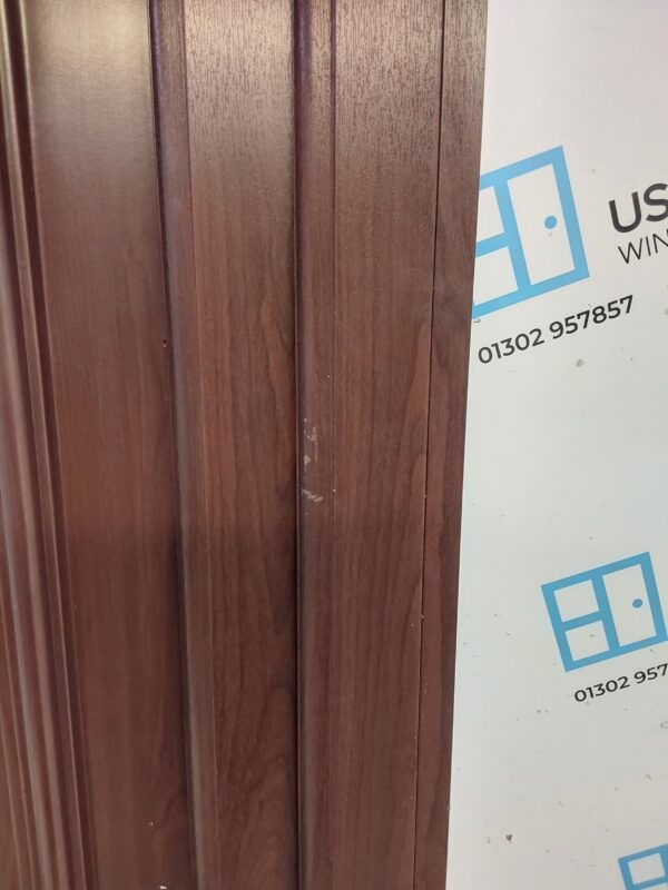 Used Rosewood Upvc Front Door 920mm x 2055mm (Reduce To 900mm) 0822 - Image 8