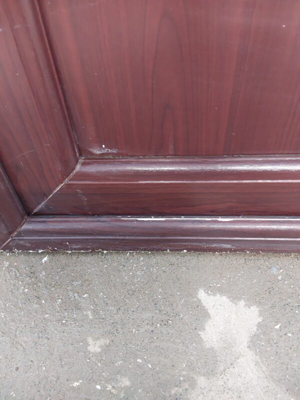 Used Rosewood Upvc Front Door 920mm x 2055mm (Reduce To 900mm) 0822 - Image 13