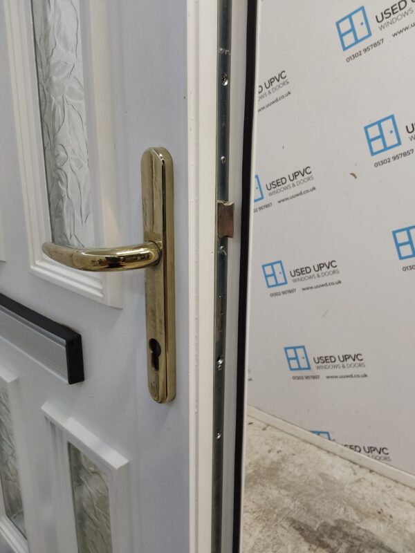 Used White Upvc Front Door 915mm x 2035mm (Reduce To 900mm) C6061 - Image 5