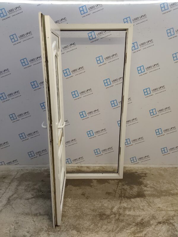 Used White Upvc Front Door 930mm x 2040mm (Reduce To 910mm) C6073 - Image 3