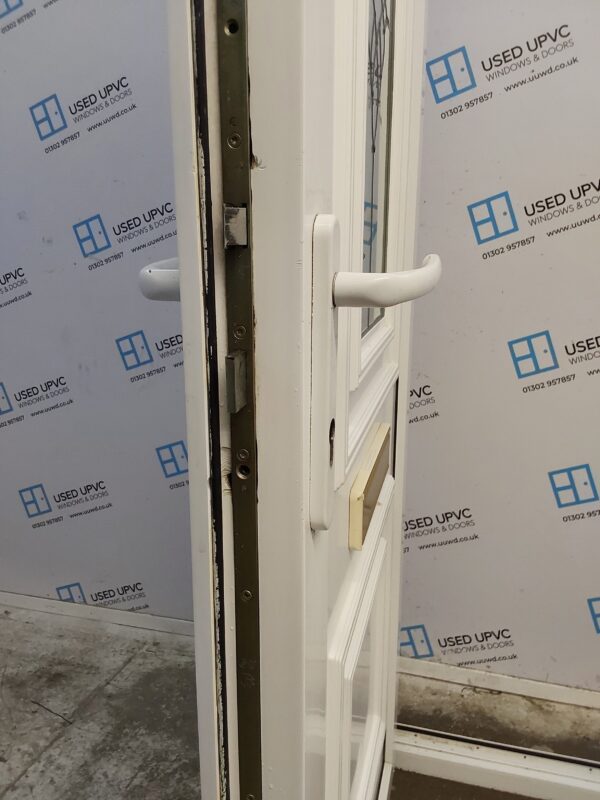 Used White Upvc Front Door 930mm x 2040mm (Reduce To 910mm) C6073 - Image 5