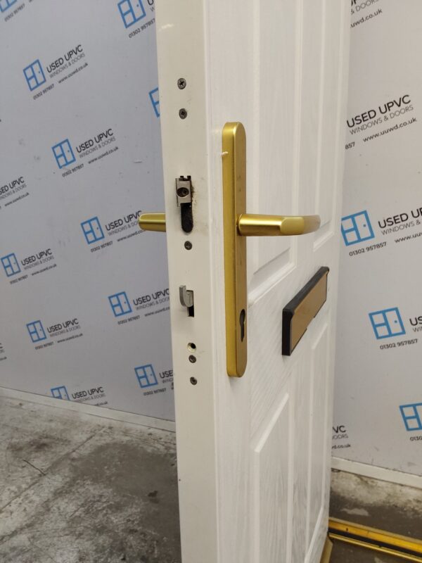 Used White Composite Front Door 895mm x 2085mm C7D002 - Image 5