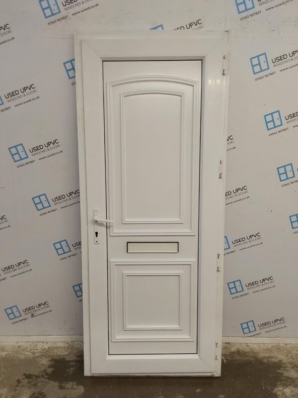 Used White Upvc Front Door 840mm x 2005mm C7D012 - Image 2