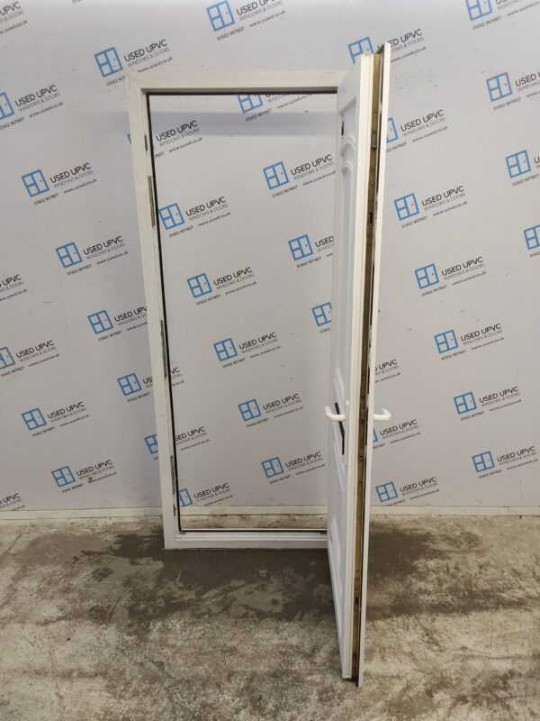 Used White Upvc Front Door 840mm x 2005mm C7D012 - Image 3