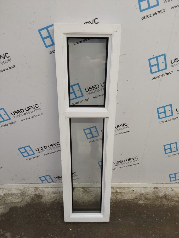 Used White Upvc Window 315mm x 1270mm C3164 - Image 2