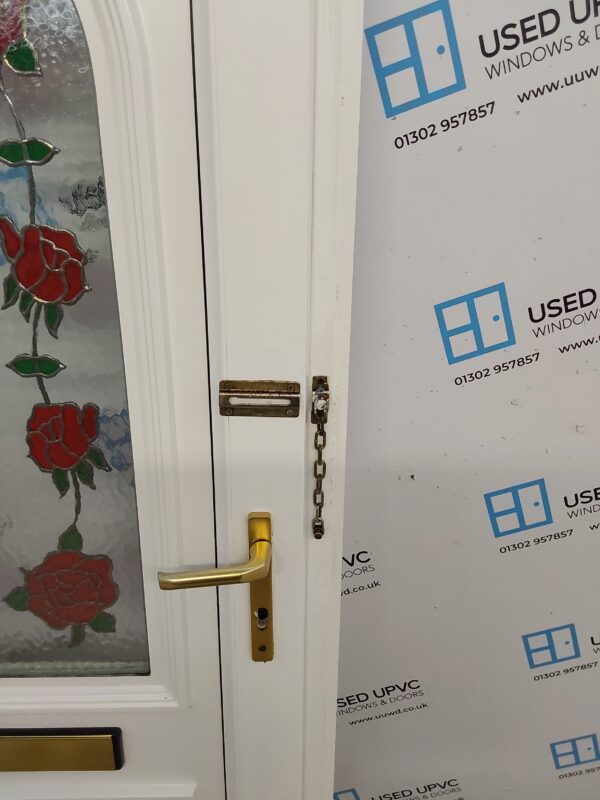 Used White Upvc Front Door 905mm x 2040mm (Reduce To 885mm) 0243 - Image 11