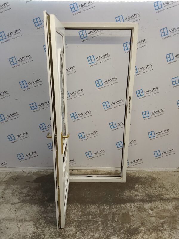 Used White Upvc Front Door 905mm x 2040mm (Reduce To 885mm) 0243 - Image 3