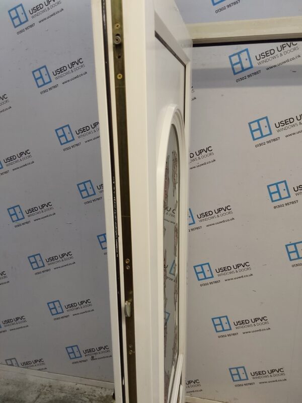 Used White Upvc Front Door 905mm x 2040mm (Reduce To 885mm) 0243 - Image 4