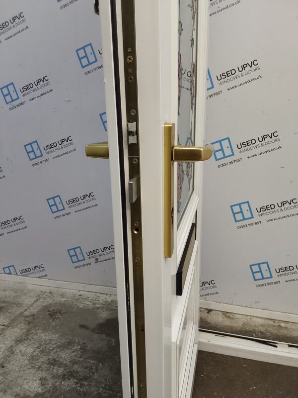 Used White Upvc Front Door 905mm x 2040mm (Reduce To 885mm) 0243 - Image 5