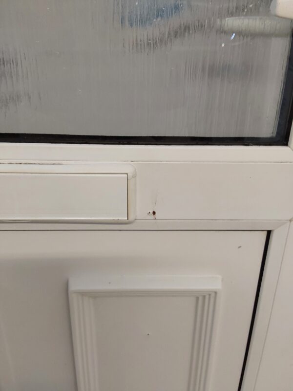 Used White Upvc Front Door 915mm x 2010mm (Reduce To 900mm) C7D015 - Image 10