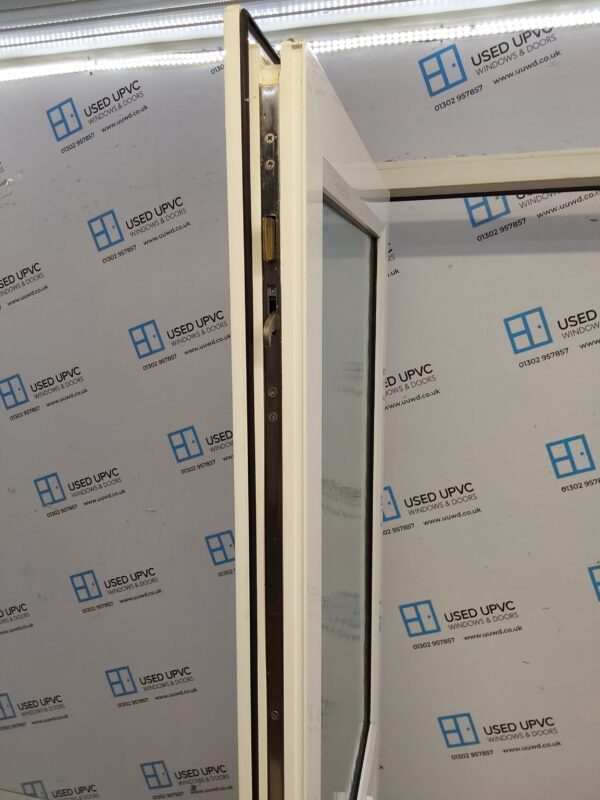 Used White Upvc Front Door 915mm x 2010mm (Reduce To 900mm) C7D015 - Image 4