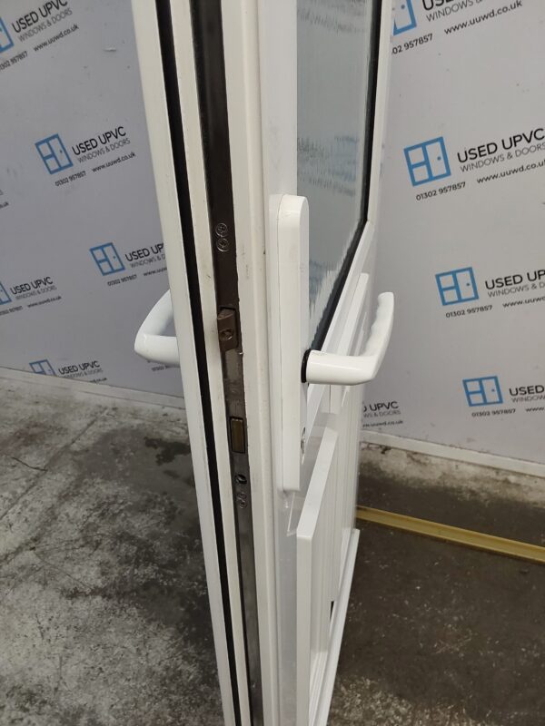 Used White Upvc Front Door 915mm x 2010mm (Reduce To 900mm) C7D015 - Image 5