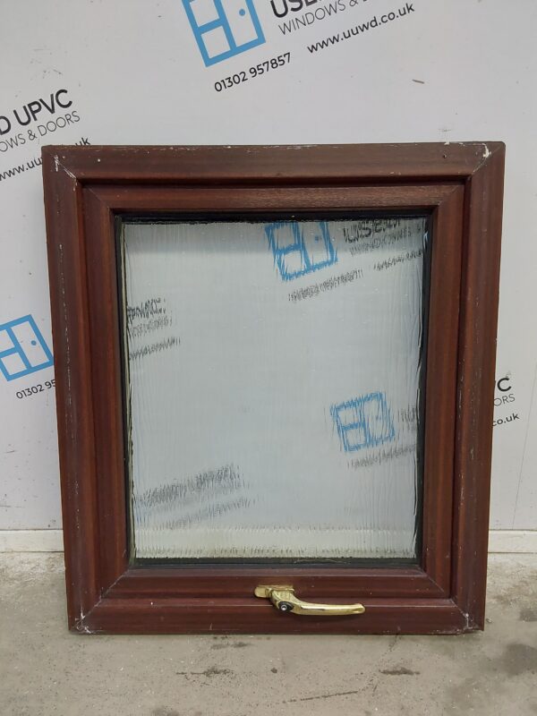 Used Woodgrain Upvc Window 635mm x 720mm C4W056 - Image 2