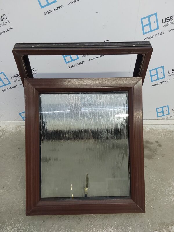 Used Woodgrain Upvc Window 635mm x 720mm C4W056 - Image 3