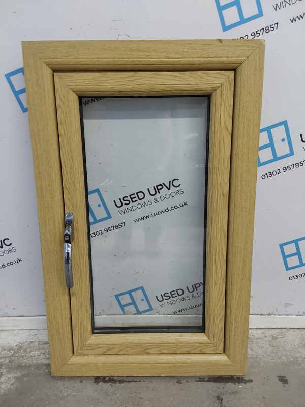 Used Irish Oak Upvc Flush Fit Window 500mm x 800mm W0264 - Image 2
