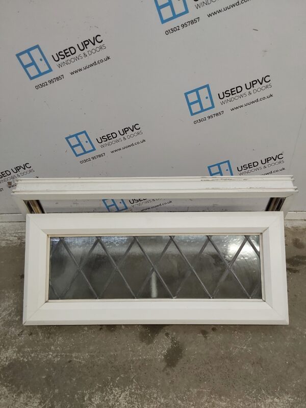 Used White Upvc Window 920mm x 415mm C4W066 - Image 3