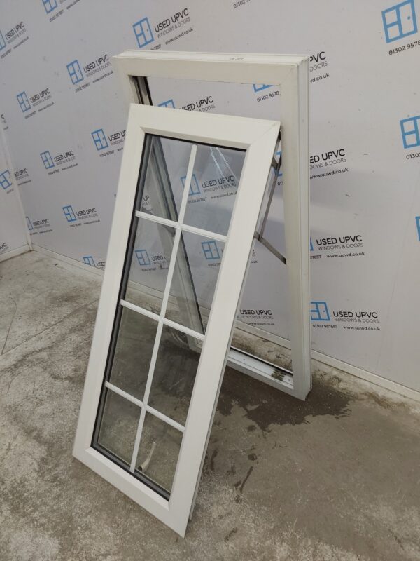 Used White Upvc Window 605mm x 1320mm W0116 - Image 3