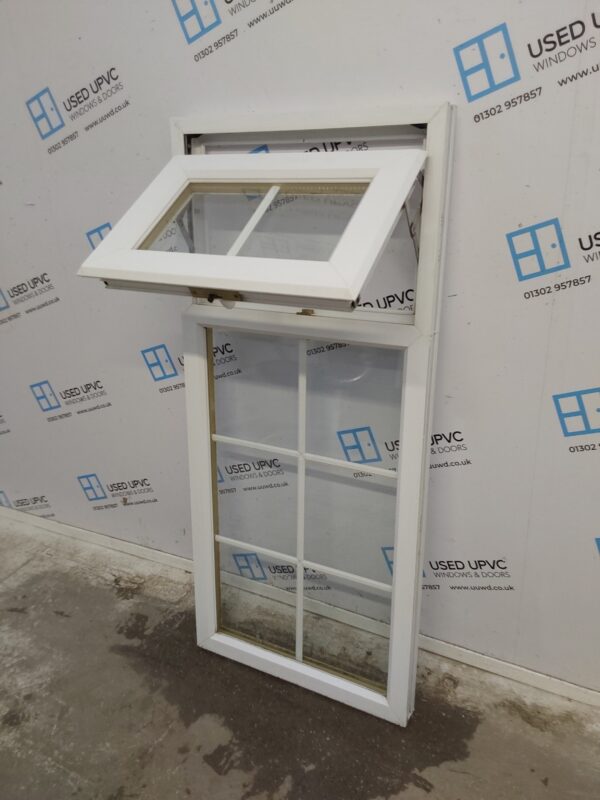Used White Upvc Window 590mm x 1315mm W0347 - Image 3