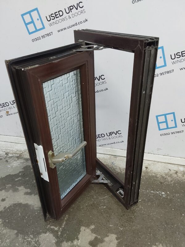 Used Woodgrain Upvc Window 695mm x 365mm W0250 - Image 5