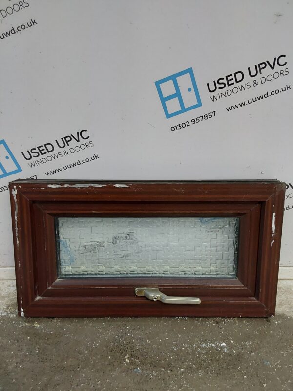Used Woodgrain Upvc Window 695mm x 365mm W0250 - Image 2