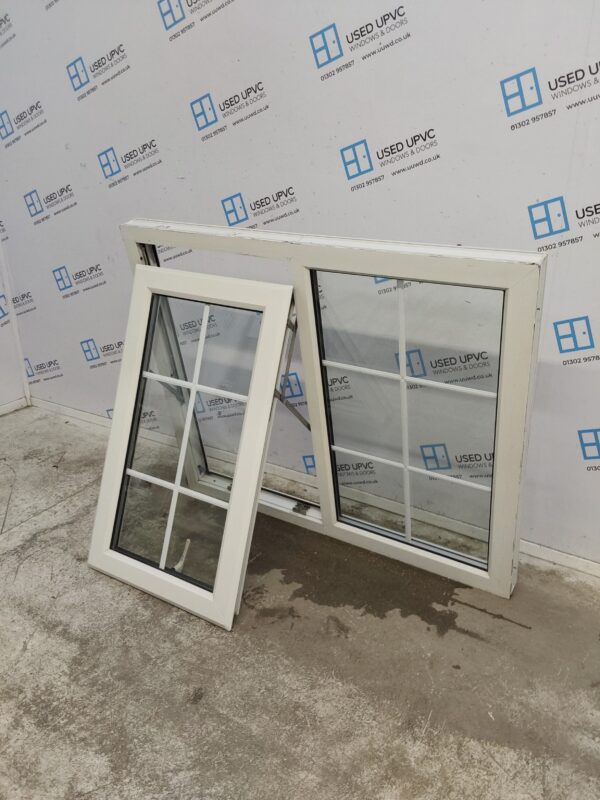 Used White Upvc Window 1220mm x 1040mm LW0104 - Image 4