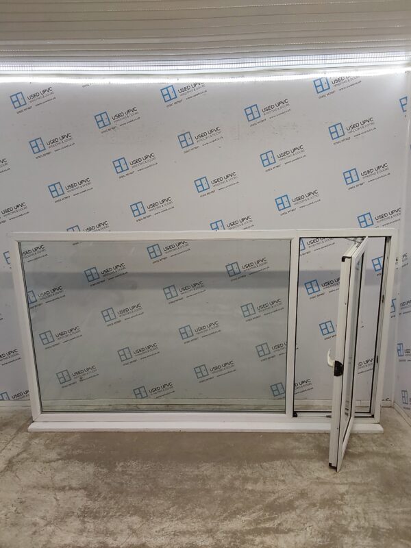 Used White Upvc Window 2385mm x 1370mm LW0021 - Image 3