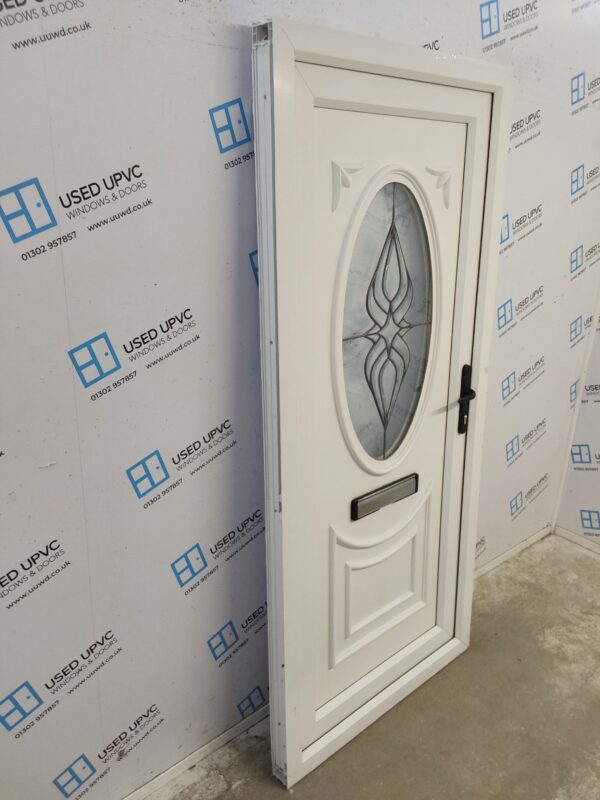 Used White Upvc Front Door 925mm x 2020mm 0830 - Image 4