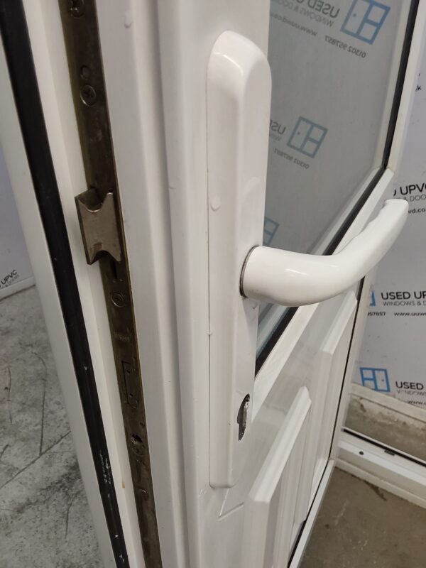 Used White Upvc Back Door 910mm x 2200mm 0637 - Image 5