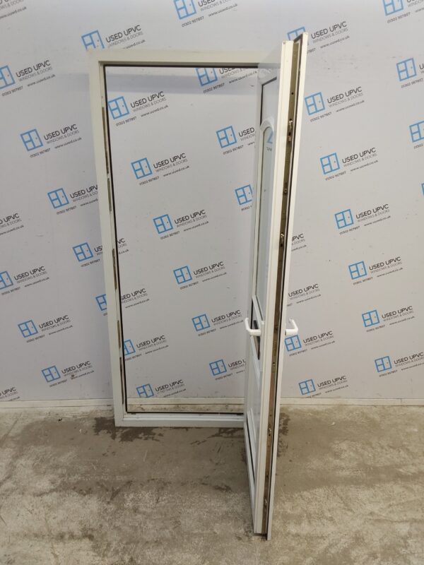 Used White Upvc Front Door 855mm x 2035mm 0591 - Image 3