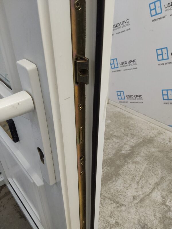 Used White Upvc Front Door 855mm x 2035mm 0591 - Image 6
