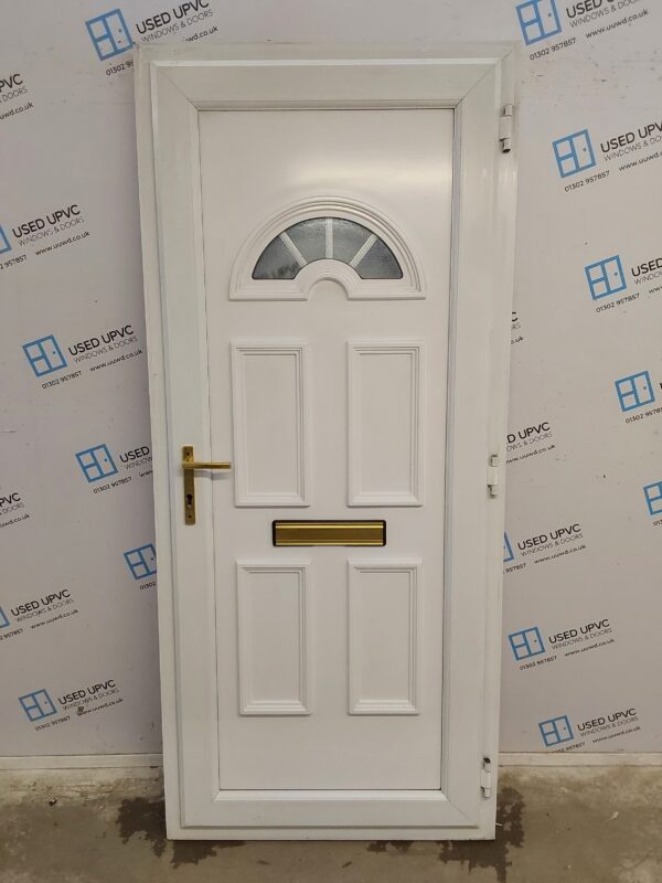 Used White Upvc Front Door 925mm x 2090mm 0554 - Image 2