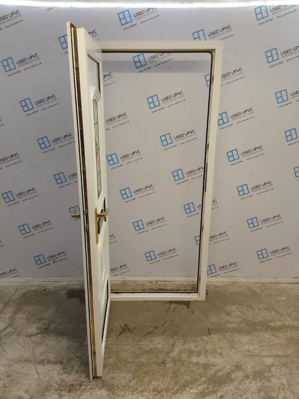 Used White Upvc Front Door 930mm x 2050mm (reduce to 910mm) 0403 - Image 3