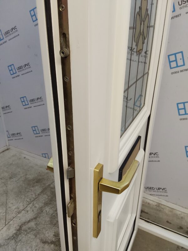 Used White Upvc Front Door 930mm x 2050mm (reduce to 910mm) 0403 - Image 5