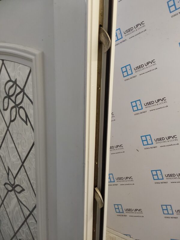 Used White Upvc Back Door 920mm x 2040mm 0361 - Image 7