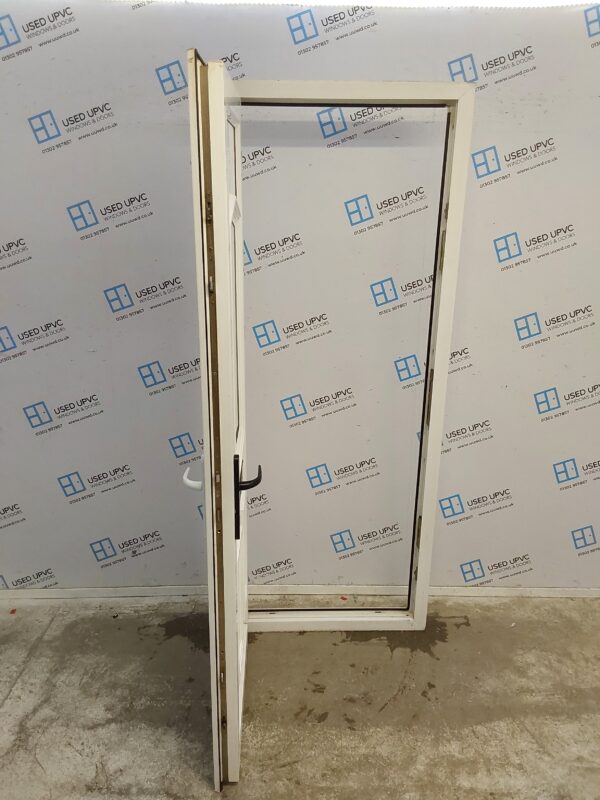 Used White Upvc Front Door 815mm x 2045mm 0286 - Image 3