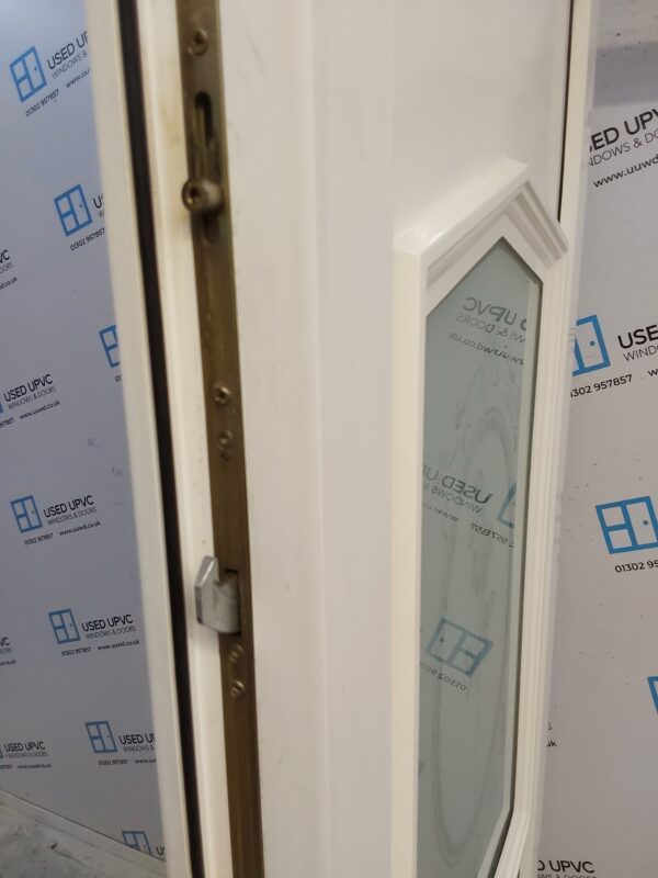 Used White Upvc Front Door 815mm x 2045mm 0286 - Image 4