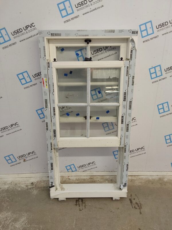 Brand New White Upvc Sliding Sash Window 665mm x 1340mm SS01 - Image 3