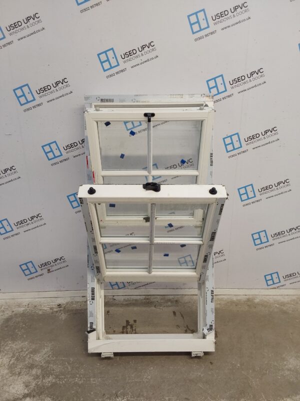 Brand New White Upvc Sliding Sash Window 665mm x 1340mm SS01 - Image 4