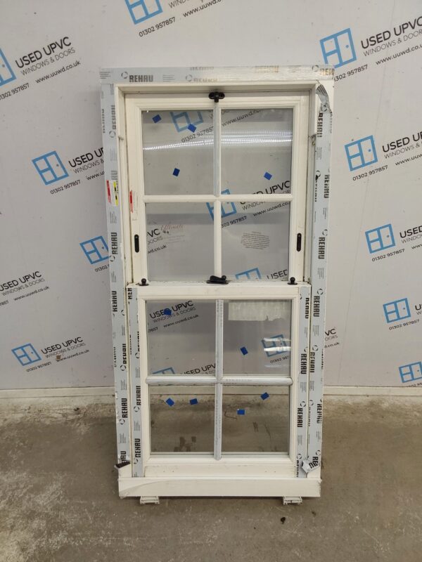 Brand New White Upvc Sliding Sash Window 665mm x 1340mm SS01 - Image 5