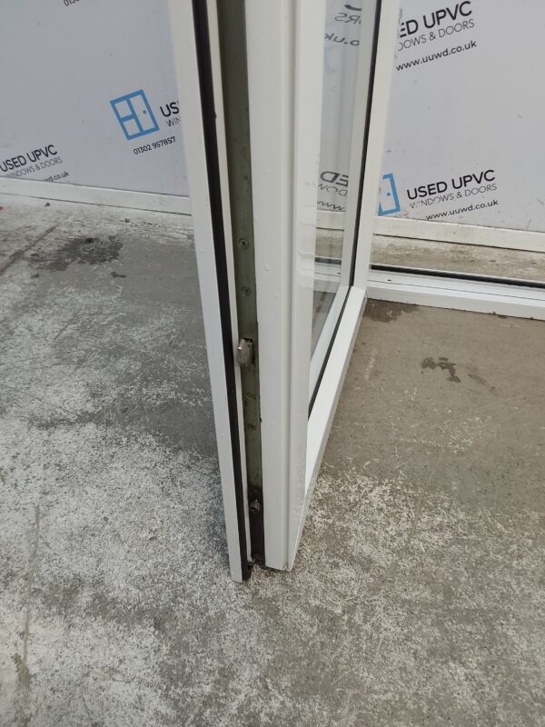 Used White Upvc French Doors 1370mm x 2050mm EA1 - Image 5